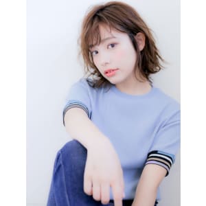 大人かわいいナチュラルボブ