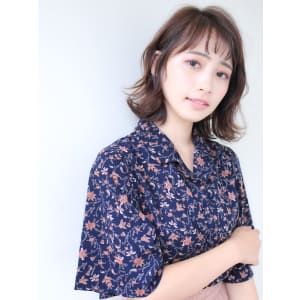 フレンチ外ハネミディ