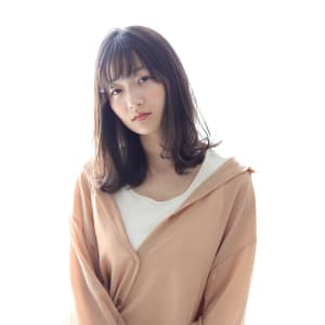 ダークブラウン×大人ナチュラルミディ