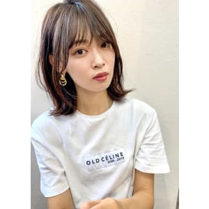 人気のくびれボブ×ショコラベージュT-38