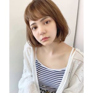 ラフ可愛いワンカールボブ【k305】
