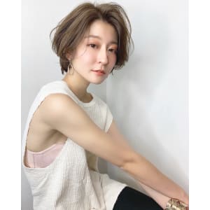 大人可愛いショートボブ【k306】