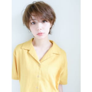 小顔フリンジバング　ショート