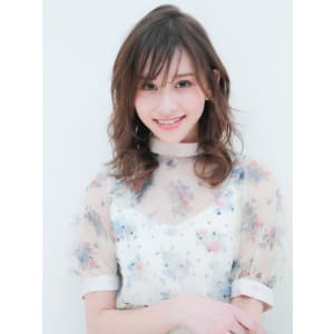 透明感のあるシースルーバング