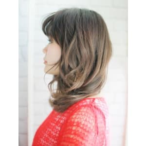 リバース巻きのゆるカールスタイル - hair make nalu 荻窪西口 すずらん通り店【ヘアメイク ナル オギクボニシグチテン スズランドオリテン】掲載中
