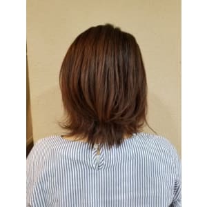 外ハネ×ボブ