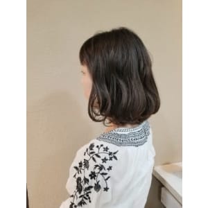 内巻きボブ×ストレッチトリートメント