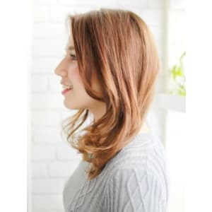 ワンカールのゆるふわパーマヘアー