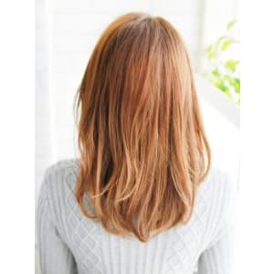 ワンカールのゆるふわパーマヘアー