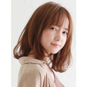 ふんわりナチュラルセミディ - HAIR & MAKE EARTH 五所川原店【ヘアメイクアース ゴショガワラテン】掲載中