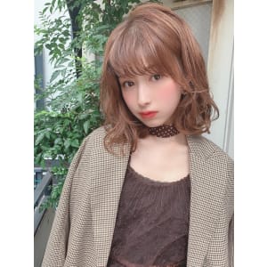 【山田】無造作小顔フェミニンウェーブy67