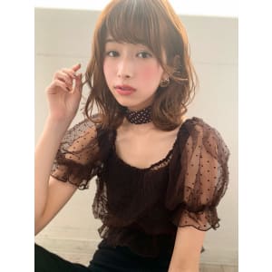 【山田】小顔無造作フェミニンウェーブy68