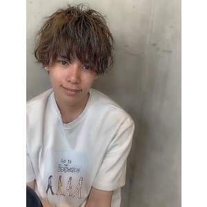 マッシュ×スパイラルパーマ