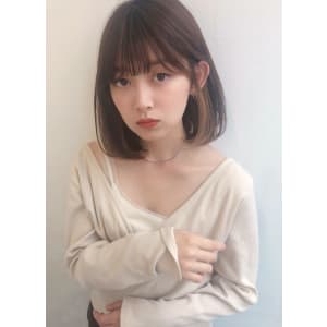 インナーカラーストレートボブ【K_30】