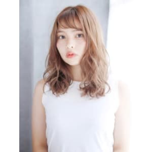 セミウエットの細かめミックスカール