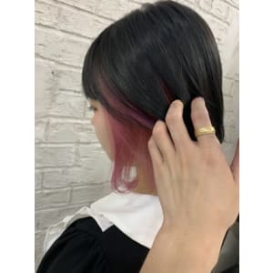 インナーピンク_インナーカラー_ボブディ[池袋]6037