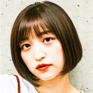 【長谷川】小顔 丸み ナチュラル ショートボブ