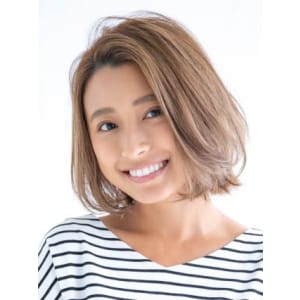小顔ナチュラルボブ - HAIR & MAKE EARTH 銀座店【ヘアメイクアース ギンザテン】掲載中
