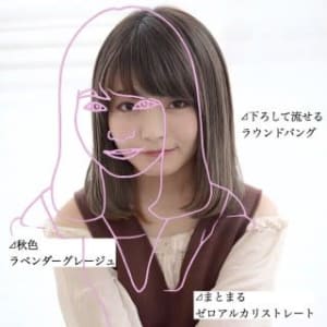 ゼロアルカリのミディアムヘア