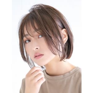 耳掛け大人ボブ - HAIR & MAKE EARTH 常盤平店【ヘアメイクアース トキワダイラテン】掲載中