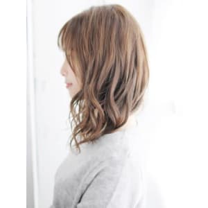 セミウエットのゆるミックスカール