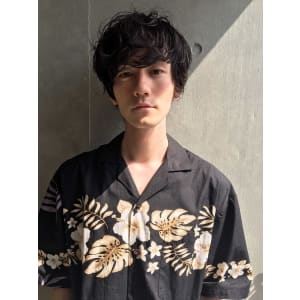 ナチュラルウザバングマッシュ