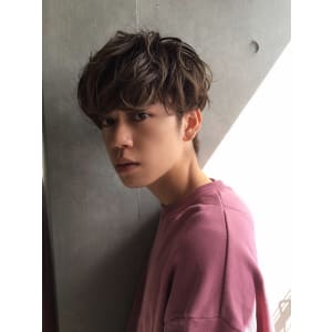 くせ毛風ニュアンスクラウドマッシュ