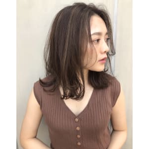 大人かわいいハイライトカラー【T46】