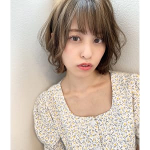 アフロート添田】耳かけも可愛いワンサイドショート ブランジュ