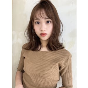 オルチャンバング ゆるふわパーマ