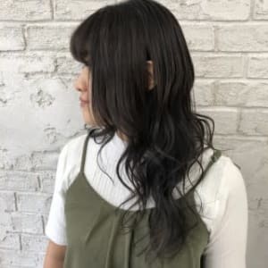 グラデーション_グレー_ロング＜池袋＞7005