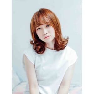 重ためミディの外はねアレンジ