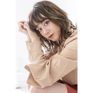 オルチャングレージュ/タンバルモリ/切りっぱなしボブ　池袋