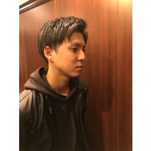 ブラックマッシュ＜理容室＞＜銀座＞＜メンズ＞＜ショート＞