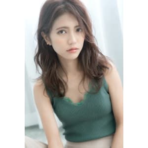 【Luana　難波】重軽ウェーブ×ツヤロング 