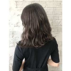 くすみカラー_モカブラウン_ヘアセット【池袋】4036