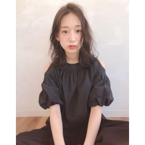 暗髪　アッシュグレー 大人ロブ【yー５２２】