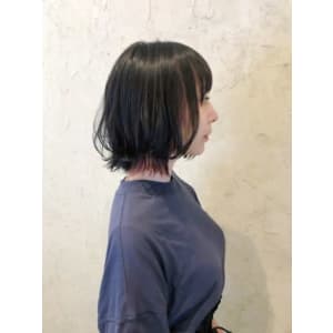 【flor 戸塚】*ベビーピンクインナー+ウルフボブ*