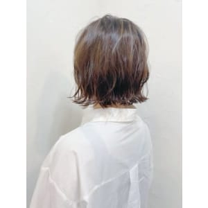 【reir下北沢】*無造作カールボブ+アッシュブランジュ*