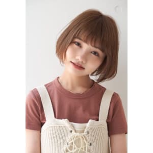 抜け感シンプルシルキーボブ