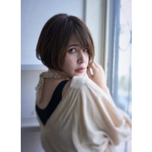 大人かわいい小顔ボブ 恵比寿