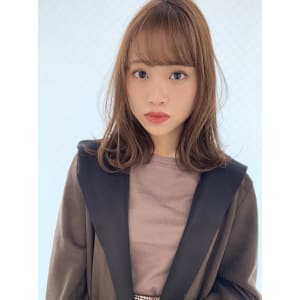 毛先ニュアンスパーマ ツヤカラー M323