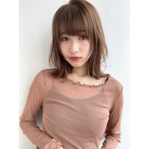 大人可愛い外ハネ オルチャンバング