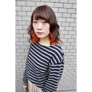 Lia&汐見悠佑 インパクトインナーカラー