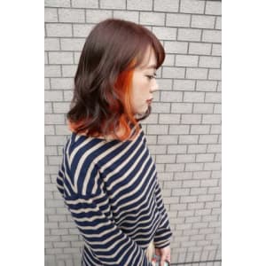 Lia&汐見悠佑 インパクトインナーカラー