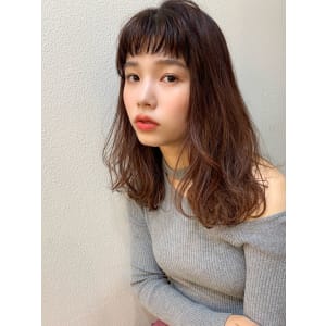 【山田】ブランジュショートバング無造作ラフウェーブy80