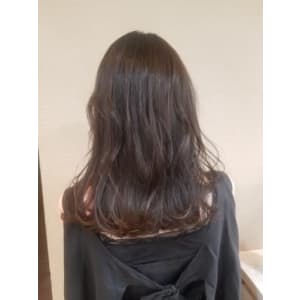ロング×ピンクアッシュ