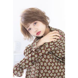 ショートヘアショートボブパーマ大人かわいいナチュラル