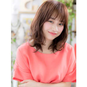大人かわいい☆くせ毛風やわらかくびれセミディ ふわミディ - COVER HAIR bliss 川口東口駅前店【カバー ヘア ブリス】【カバー ヘア ブリス カワグチヒガシグチエキマエテン】掲載中