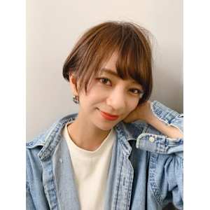 20代30代40代大人可愛い小顔丸みショートボブワンサイド